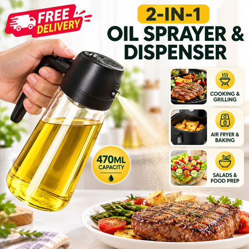 1pc oil sprayer - 1pc, bottle