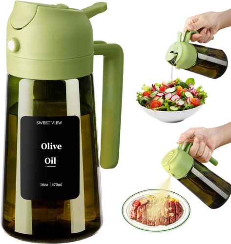 Sweet view olive oil dispenser - olive,