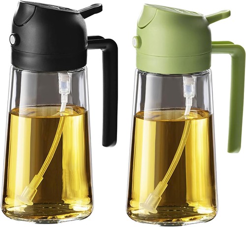 Glass oil spray bottle - glass,